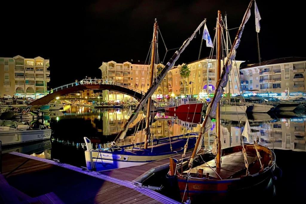 Port-Frejus, Le Paladien, Appartement 2 Pieces Climatise, Terrasse & Parking 外观 照片