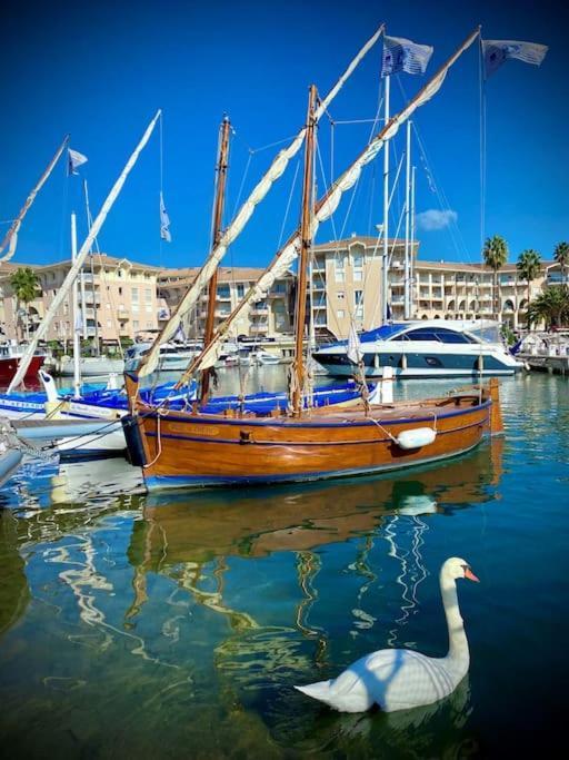 Port-Frejus, Le Paladien, Appartement 2 Pieces Climatise, Terrasse & Parking 外观 照片